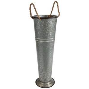 Elegante maceta con base de metal para decoración del hogar y plantas de jardín, jarrón de producto caliente con impresión personalizada - Product Image 2