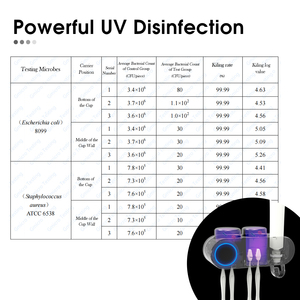 Esterilizador de Cepillos de Dientes de Pared OEM/ODM para 2 Cepillos, Recargable e Inalámbrico, con Luz UV, para Baño - Product Image 3