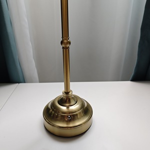 Lampada da <span class=keywords><strong>Tavolo</strong></span> Moderna GoldenLed, Batteria Ricaricabile, Paralume in Tessuto di <span class=keywords><strong>Rattan</strong></span> Sostituibile, Corpo Flessibile in Ferro, Lampada Decorativa per Matrimoni - Product Image 5
