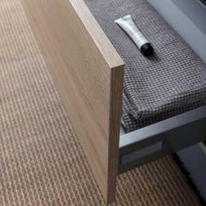 80cm Natural Oak <b>Bathroom</b> Cabinet with <b>Black</b> Sink and Shanghai Flush Mirror <b>Bathroom</b> <b>Sets</b> - Product Image 6