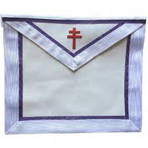 Delantal masónico de cuero Memphis-Misraim 66 ° grado - Product Image 1