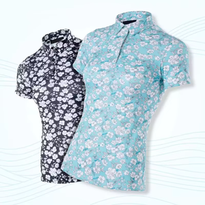 เสื้อโปโลผู้ชายผ้าโพลีเอสเตอร์ผ้าสแปนเด็กซ์แบบระเหิด100% เสื้อกอล์ฟแห้งเร็วผลิตจากผู้ผลิต - Product Image 2