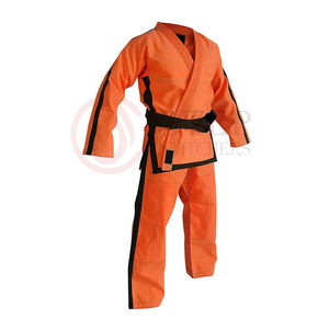 Uniforme de karaté de couleur grise, uniforme de karaté en coton/Polyester de qualité personnalisée pour hommes - Product Image 5