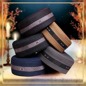 Casquette Intikhab Kufi pour hommes Logo personnalisé Chapeau de prière islamique traditionnel Vêtements d'été Accessoire en polyester pour adultes Vente en gros - Product Image 2