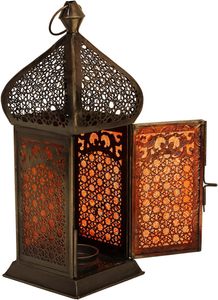 คุณภาพสูงโคมไฟแกะสลักเหล็ก Homeware ตกแต่งห้องนั่งเล่นเชิงเทียนโลหะผู้ผลิตขายส่งผู้ผลิต - Product Image 2