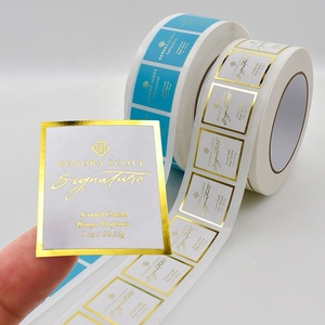 Perfume <strong>Label</strong> Custom Waterproof Oil-Resistant <strong>Labels</strong> With Hot Foil Stamping <strong>Gold</strong> Foil Vinyl Perfume Bottle <strong>Label</strong> Stickers - Product Image 2