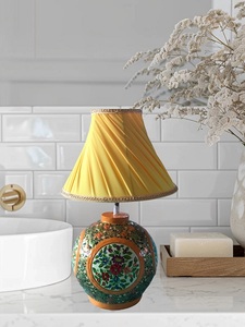 Handcrafted Kashmiri Paper Mache <b>Table</b> Lamp Exquisite Artisanal Home Decor for a Touch of Elegance - Product Image 3