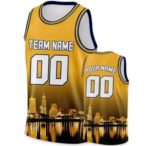 Maillot de basket-ball personnalisé à logo tendance, durable et de qualité supérieure avec impression de logo professionnelle - Product Image 3