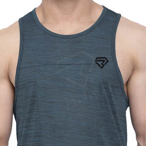 Wholesale Quick Dry Breathable Tank Top for <b>Men</b> Casual Plus Size Sleeveless Workout <b>Singlet</b> Low Price - Product Image 4