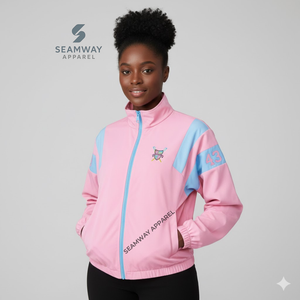 Chaqueta Cortavientos Gamma Phi Delta, Chaqueta Casual Impermeable para Exteriores, Chaqueta Anorak Bordada para Mujer - Product Image 5