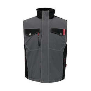 Gilet souple sans manches noir pour hommes, gilet de randonnée extérieur personnalisable, coupe-vent et imperméable, pour l'hiver - Product Image 1