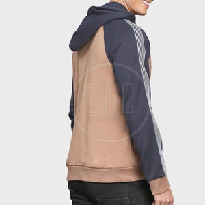 Venta al por mayor de tallas grandes de los hombres de moda XS Sudadera con capucha de invierno con cremallera patrón sólido Digital impreso y Puff Technics - Product Image 4