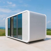 Nouveau design de cabine Apple de style différent de maison modulaire de bonne qualité maison portable apparence lisse maison de vie en plein air