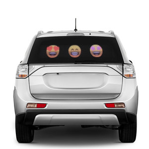 Araba dytrucks şeytan gözler cam esnek Led Panel animasyon ekran akıllı kaydırma kamyonlar için yumuşak Led tabela - Product Image 6