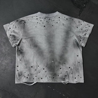 T-shirt pour homme DiZNEW 2025, effet anti-salissure, clous métalliques assortis, tendance streetwear, t-shirt de marque, t-shirt pour homme