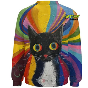Sweat à capuche surdimensionné vintage en polaire 380Gsm personnalisé, coupe boxy délavé à l'acide, sweat-shirt unisexe à col montant - Product Image 6