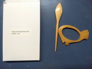 Épingle de châle en bois fait à la main de haute qualité pour fermeture d'écharpe accessoires de tricot à prix de gros pour l'exportation - Product Image 2