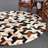 Tapis de luxe fait main en laine mélangée touffetée pour salon, usage de prière, grande surface rectangulaire