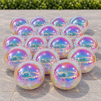 Décorations de Fête Disco Réfléchissantes Suspendues Personnalisées Boule de Miroir Gonflable Boule Disco PVC à Vendre