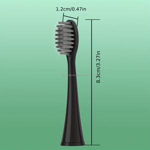 Balanced Electric <b>Toothbrush</b> <b>Head</b> with Even Pressure Nylon Medium Bristle for Household & Outdoor Use-Smooth Replacement <b>Heads</b> - Product Image 3