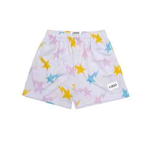 กางเกงขาสั้นตาข่ายพิมพ์ซับลิเมชันสำหรับผู้ชายกางเกงขาสั้นลายตาข่ายระบายอากาศได้ดีสำหรับฤดูร้อน2024 - Product Image 1