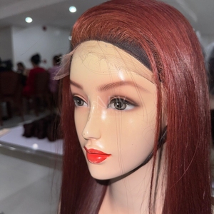 Haute qualité belles perruques vrais cheveux humains 100% vietnamien cheveux humains os droite couleur fermeture perruque 2025 - Product Image 5