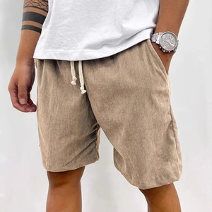 Design personnalisé pour hommes, shorts décontractés en coton et polyester, vêtements de fitness à motifs solides pour l'été, vêtements de gym avec design différent, service OEM - Product Image 3
