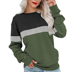 Sudaderas de lana extragrandes de diseño personalizado para mujer, nuevo estilo informal con logotipo frontal para invierno - Product Image 1