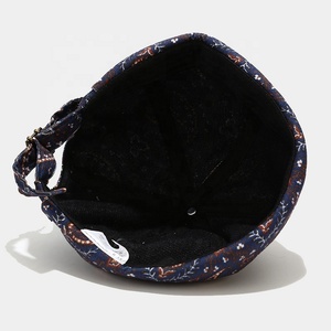 New Men's <b>Sailor</b> Fisherman Skull Docker Cap Paisley Printed Beanie <b>Hat</b> with Rolled Cuff Brimless for Sports and Beach - Product Image 6