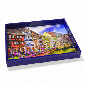 Sang Trọng Việt Nam Sơn Mài Khay Handmade Bóng Sơn Mài Khay Cho Khu Nghỉ Mát Và Biệt Thự Trang Trí Nhà Sản Xuất OEM - Product Image 3