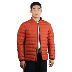 Men's Custom Made Wool Puffer Jacket Breathable Winter Vest with Reversible Feature Heated Outerwear Hot Selling <b>Canvas</b> Fabric - Product Image 5