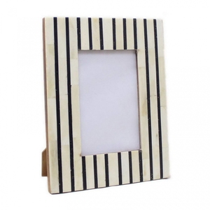 Marco de fotos con incrustaciones de fregona de hueso de camello de búfalo marco de fotos de madera hecho a mano de calidad con accesorios de mesa - Product Image 6