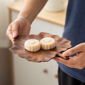 ถาดไม้ใส่ใบเมเปิ้ลถาดใส่ผลไม้แห้งถาดใส่ผลไม้ขนมขบเคี้ยว - Product Image 6