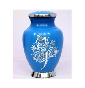 Urne de crémation en aluminium pour tenir les cendres en toute sécurité avec un design élégant et durable parfait pour les services commémoratifs et l'affichage à domicile - Product Image 1