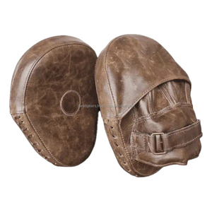 Premium Quality Boxing <b>Focus</b> <b>Pads</b> Leather Mitts Punch <b>Pads</b> Custom Logo Manufacturer Pakistan - Product Image 1