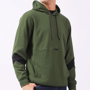 Vente en gros 2026 Sweat à capuche pour homme noir uni avec fermeture éclair intégrale Nouveau style streetwear Manteau imprimé Sweat à capuche pour homme Service personnalisé - Product Image 2