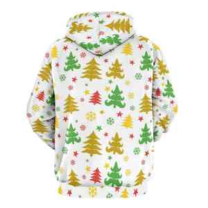 Sudaderas con capucha navideñas baratas al por mayor último estilo sudaderas con capucha navideñas personalizadas sudaderas con capucha navideñas masculinas con cordón de alta calidad - Product Image 6