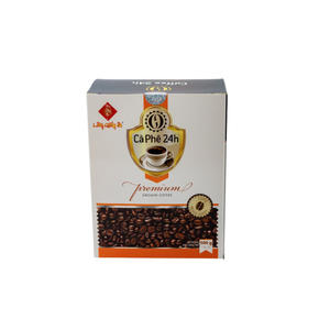 Polvo de café 24H (caja blanca) Venta superior Sabor distintivo utilizado como regalo ISO HACCP Embalaje personalizado de Vietnam - Product Image 1
