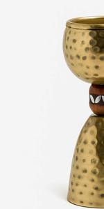 Luxury Mop Hammered Metal Bakhoor Incense <b>Burner</b> Arabic Style Brass & <b>Silver</b> Finish Oud <b>Burner</b> For MIddle East & Gulf Home Use - Product Image 5