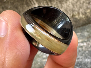 Anillo de Cuerno de Búfalo Natural Ecológico de Diseño Superior para Mujer, Joyería de Fiesta Hecha a Mano de Estilo Moderno de Alta Calidad, Artesanía Saniya - Product Image 3