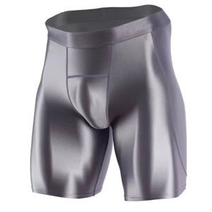 Amano Sports High Demand Short de fitness à cinq points pour hommes, collants en soie brillante, entraînement de course à pied, pantalon à séchage rapide - Product Image 1
