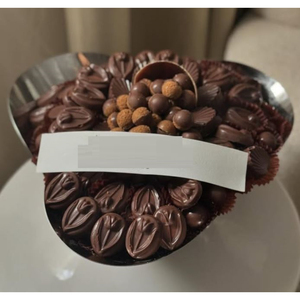 Decoración de mesa ecológica Cuenco de chocolate de metal de la mejor calidad Perfecto para servir dulces Postres Otros dulces - Product Image 3