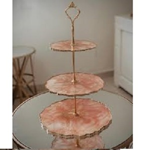 Soporte de pastel de cocina de decoración barato 3 niveles Navidad boda fiesta soporte de pastel de resina personalización - Product Image 2