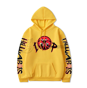 New Design Men's High Quality Long Sleeve Pullover Customized Logo Autumn Fleece Cotton/<b>Polyester</b> <b>Hoodies</b> - Product Image 3