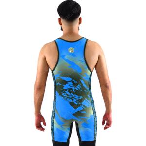 Singulet sur mesure pour hommes OEM Power Lift Service OEM Usine professionnelle Singulet de lutte personnalisé Enfants pour les jeunes - Product Image 5