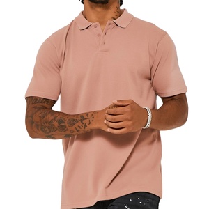 Camiseta polo básica para hombre, de algodón, transpirable, suave al tacto, de manga corta, con cuello, cómoda, informal, para uso diario, de verano - Product Image 1