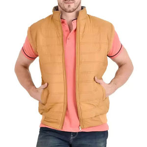 Chaleco acolchado sin mangas Reversible de alta calidad, éxito de ventas, chaqueta de talla grande con logotipo personalizado, chaleco acolchado transpirable - Product Image 1