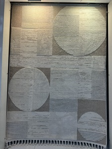 Tapis abstrait moderne et durable en polyester pour la maison, tapis à double tranchant, doux et élégant, pour décoration intérieure - Product Image 6