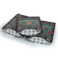 Bolsas de Aluminio Mate Personalizadas, Resellables, Tipo Doypack para Cómics, Bolsas de Mylar de 3.5 con Diseño de Dibujos Animados, Sellado Térmico