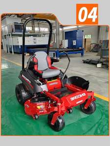 Cortacésped de gasolina de giro cero de 62 ", desbrozadora de Tractor comercial, hoja de 40T, ancho de corte de 230mm para jardín - Product Image 6